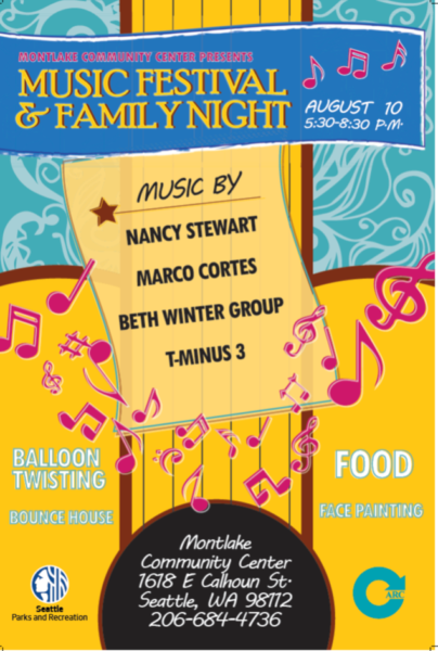 Montlake Music Festival & Family Night @ Montlake Community Center |  |  | 